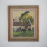 Grazing Horses