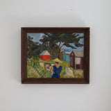 Woman Painting in Meadow, 1918