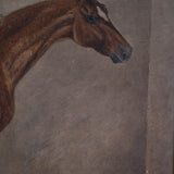 SALE PENDING Double-Sided Antique English Thoroughbred, 1909