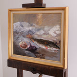 Still Life with Fish and Onions, Mid-Century