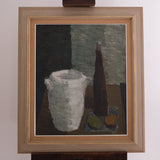 Still Life with Bottle and Vase, Mid-Century
