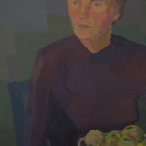 Lady with Green Apples