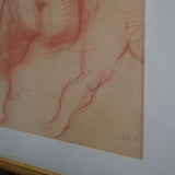 Nude Study, Red Chalk, 1951