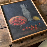 Strawberry Still Life, Antique