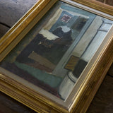 Interior with gilt frame, 1951