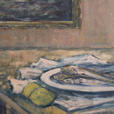 Fish with Lemons Still Life, Mid-Century