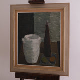 Still Life with Bottle and Vase, Mid-Century