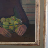 Lady with Green Apples