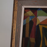 Mid-Century Cubist Woman