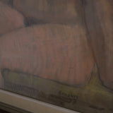 Seated Nude, Pastel, 1947