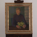 Lady with Green Apples