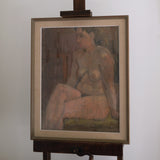 Seated Nude, Pastel, 1947