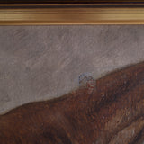 SALE PENDING Double-Sided Antique English Thoroughbred, 1909