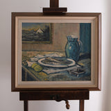 Fish with Lemons Still Life, Mid-Century
