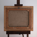 Mauve Fish Painting, Antique