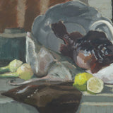 Large Fish and Shells Still Life