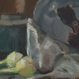 Large Fish and Shells Still Life
