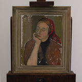 Woman in Bandana Scarf, Mid-Century